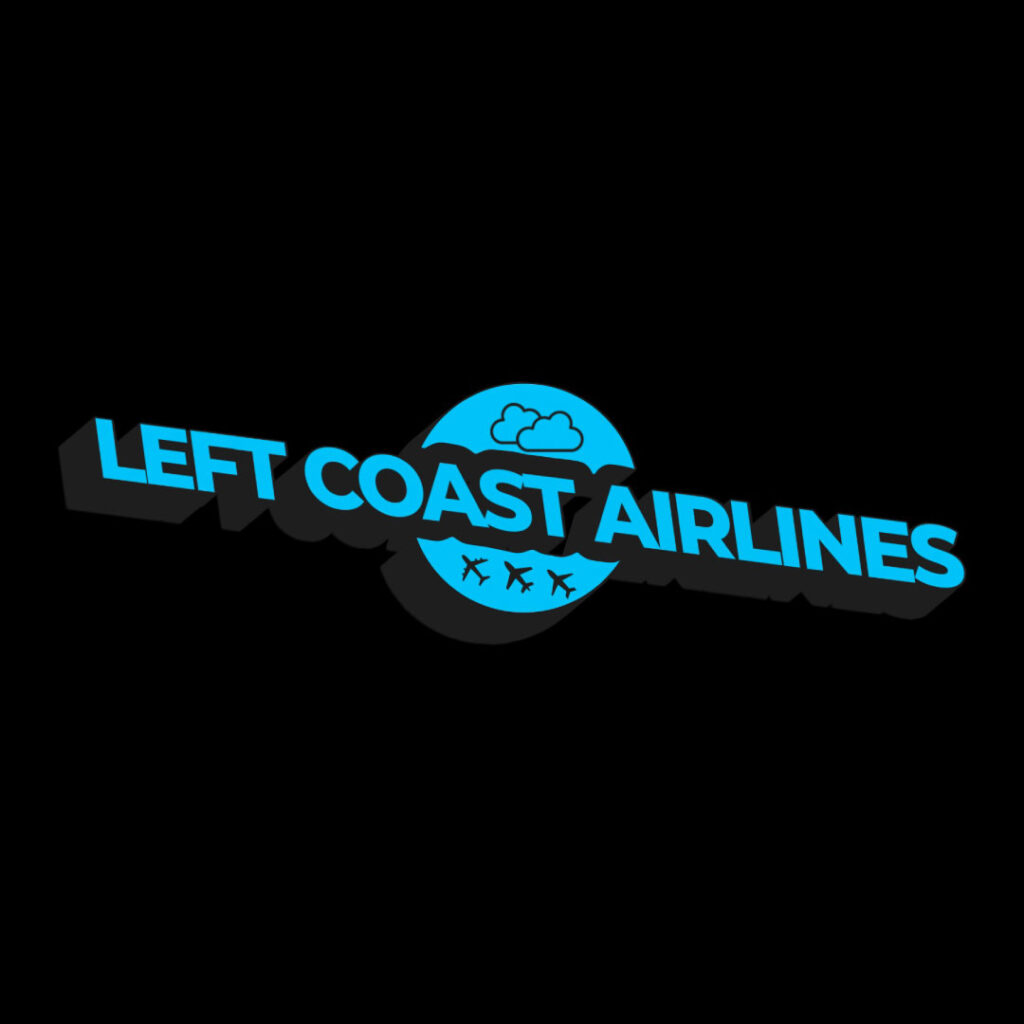 Left Coast Airlines Logo